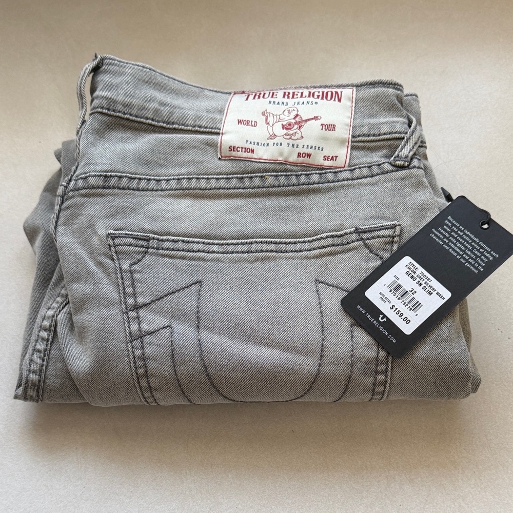 True Religion Light Gray Denim